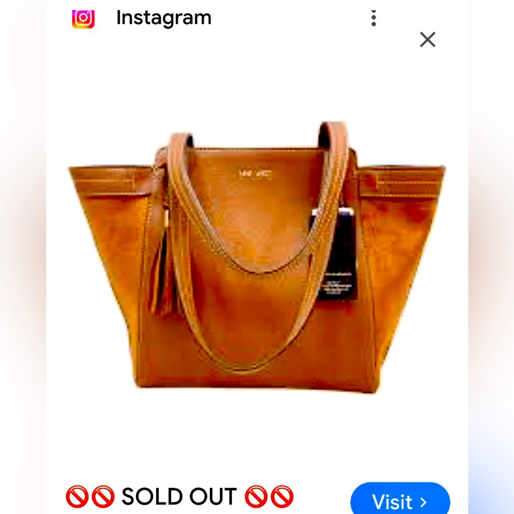 NWT! Nine West brown handbag